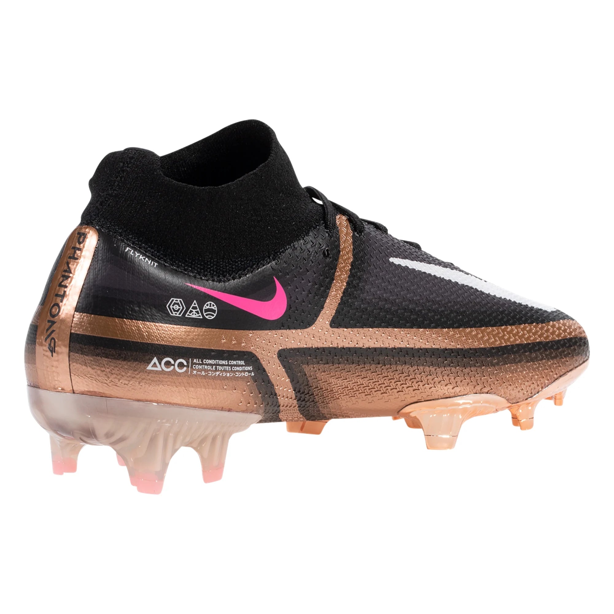 Nike Phantom GT2 Elite Q DF FG Firm Ground Soccer Cleat - Metallic Nike Phantom GT2 Elite Q DF FG Firm Ground Soccer Cleat - Metallic