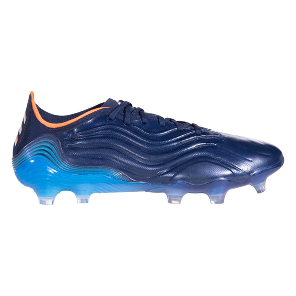 adidas Copa Sense.1 FG Firm Ground Soccer Cleats:  Team Navy Blue/White/Blue Rush