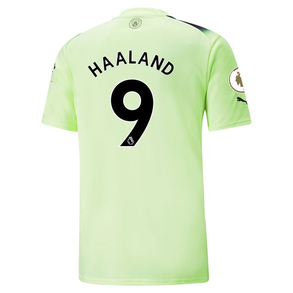 Men's Replica Puma Haaland Manchester City Third Jersey 22/23