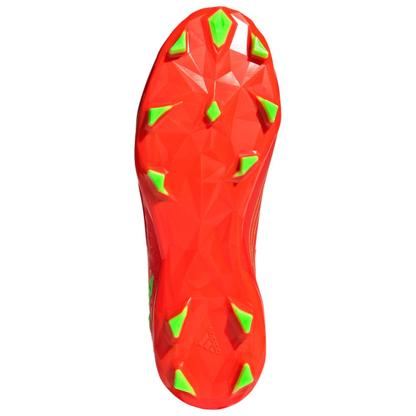 adidas Predator Edge.3 FG Junior Firm Ground Soccer Cleat - Solar Red/Solar Green/Core Black