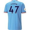 Kid's Replica Puma Foden Manchester City Home Jersey 22/23
