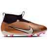 Nike Junior Zoom Mercurial Superfly 9 Academy Q FG/MG Soccer Cleats - Metallic Copper