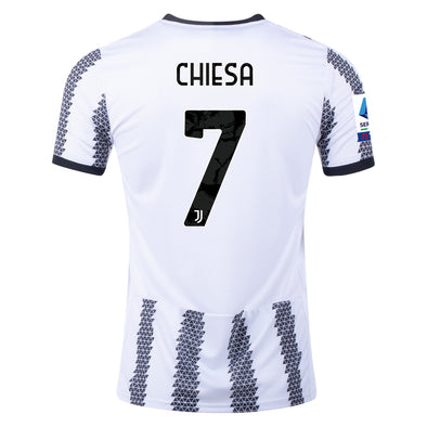 Kid's Replica adidas Federico Chiesa Juventus Home Jersey 2022/23