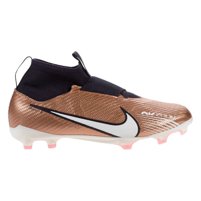 Nike Air Zoom Mercurial Superfly 9 Elite Q FG Firm Ground Soccer Cleats (Metallic Copper) Size 8