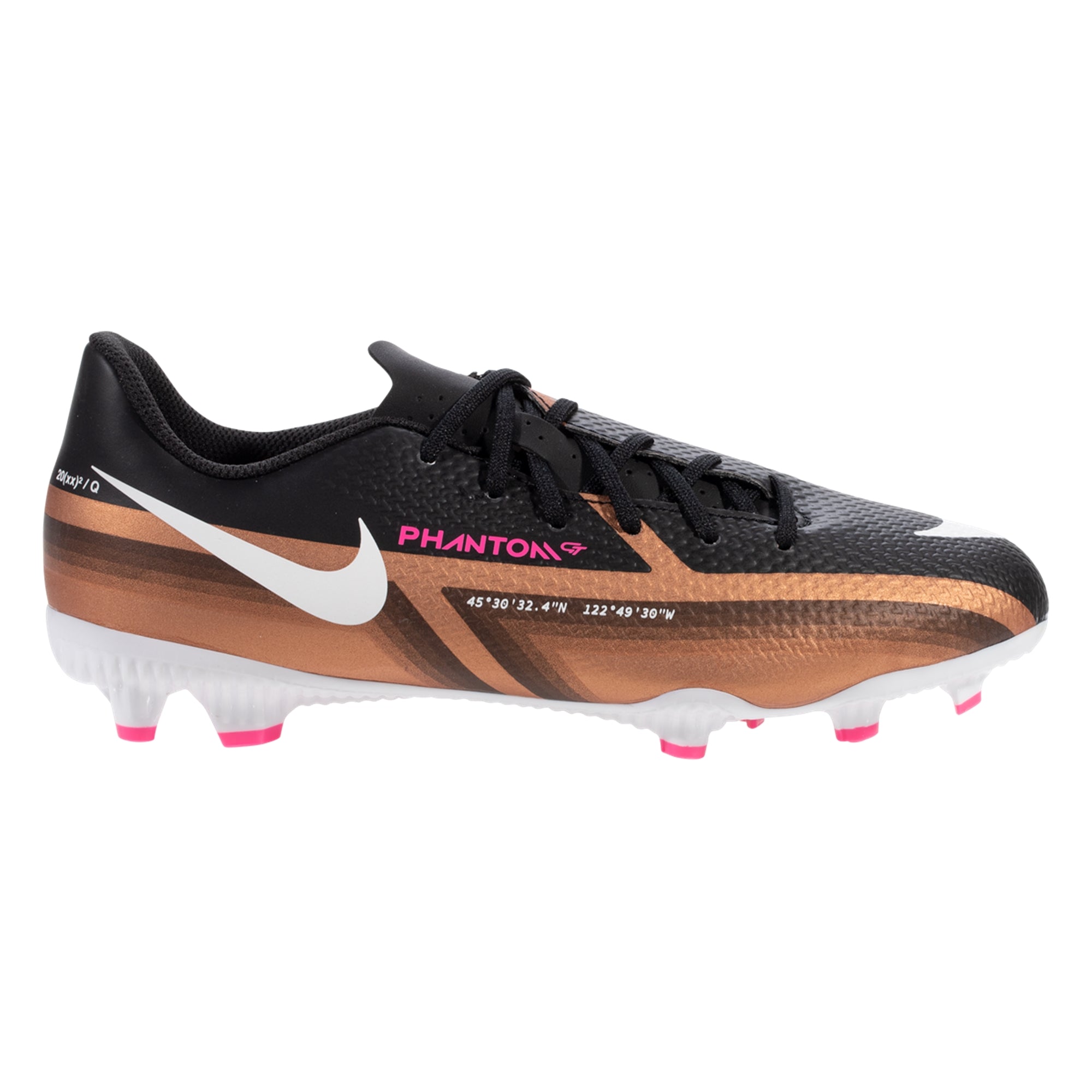 Nike Junior Academy Q FG/MG Soccer Cleats - Metallic Copper DR6056-810 Soccer Zone USA