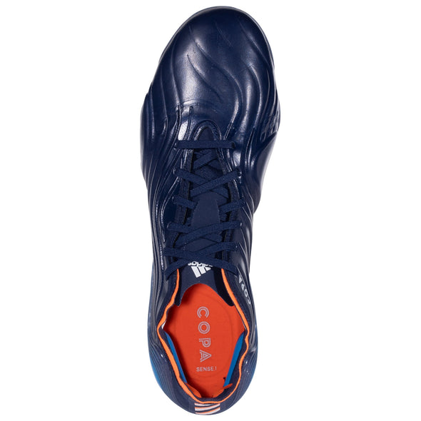 adidas Copa Sense.1 FG Firm Ground Soccer Cleats:  Team Navy Blue/White/Blue Rush