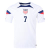 Men's Authentic Nike Giovanni Reyna USMNT Home Jersey 2022