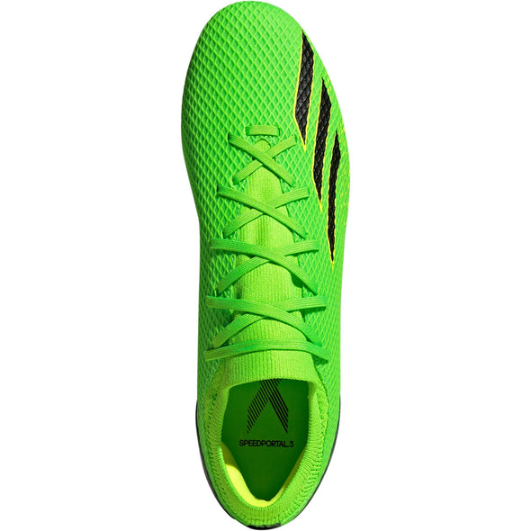 adidas X Speedportal.3 FG Firm Ground Soccer Cleat - Solar Green/Core Black/Solar Yellow