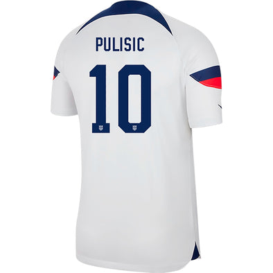 Men's Authentic Nike Christian Pulisic USMNT Home Jersey 2022