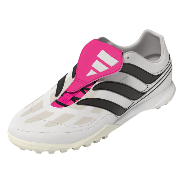 adidas Predator Precision.3 TF Artificial Turf Soccer Shoes - White/Core Black/Team Shock Pink