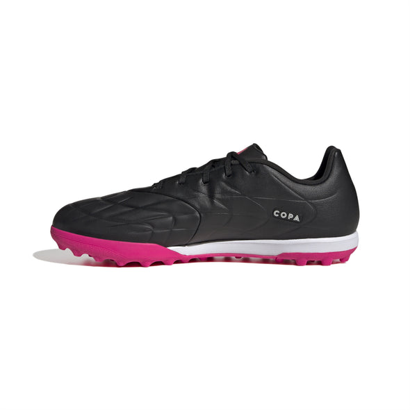 adidas Copa Pure.3 TF Turf Soccer Shoes - Black/Metalic/Pink
