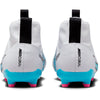 Nike Junior Zoom Mercurial Superfly 9 Academy FG/MG Soccer Cleats - White/Blue/Pink/Black