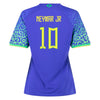 Women's Replica Nike Neymar Jr. Brazil Away Jersey 2022