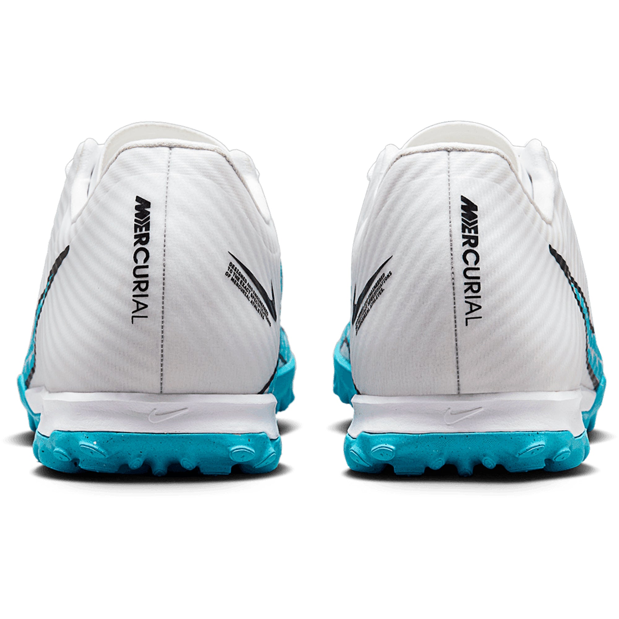 Nike Zoom Mercurial Vapor 15 Academy TF Turf Soccer Shoes - White 