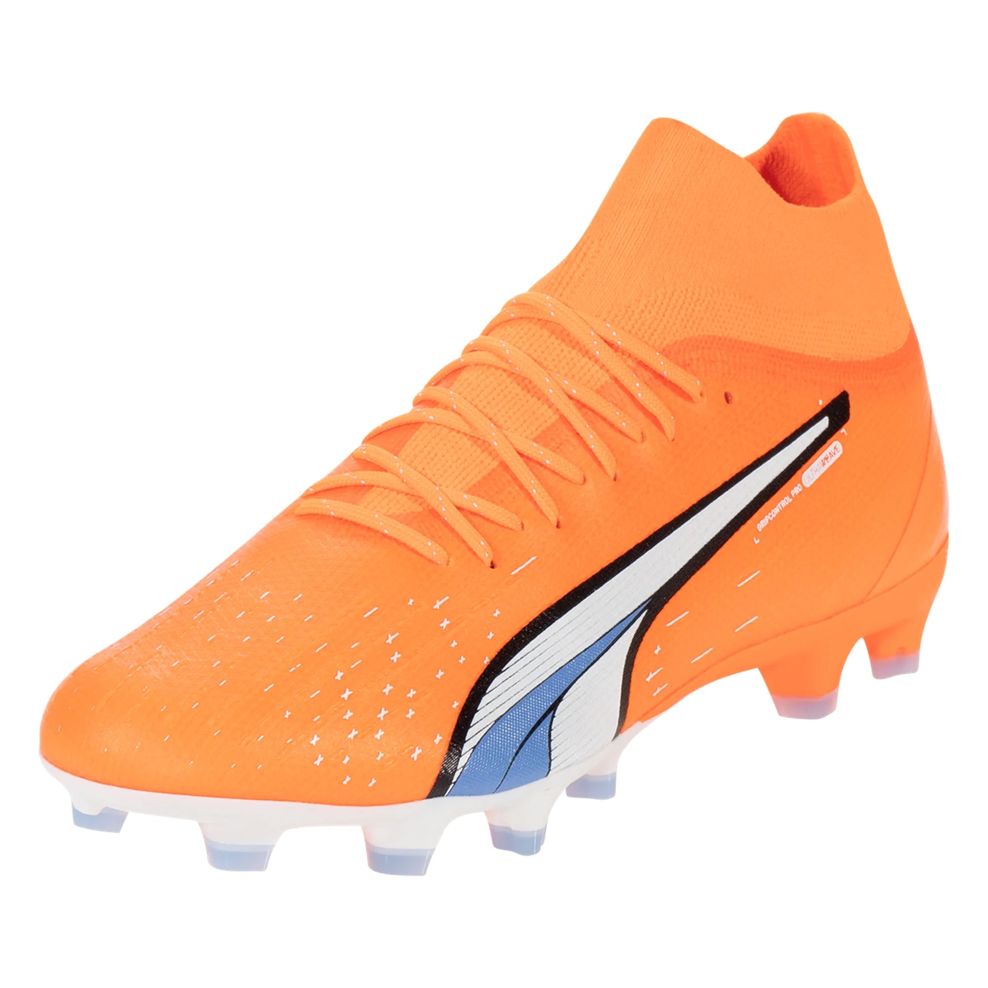 Orange and white sales cleats