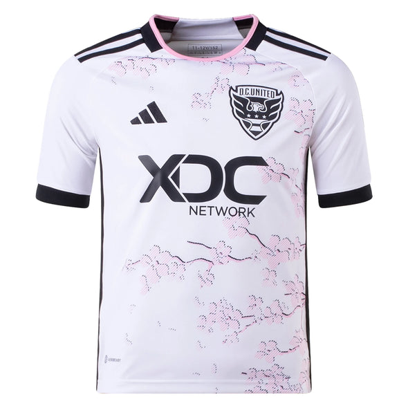Kid's Replica adidas DC United Away Jersey 2023