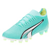 Puma Ultra Match FG/AG Firm Ground Soccer Cleat - Peppermint/White/Yellow