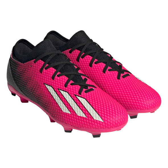 adidas X Speedportal.3 FG Firm Ground Soccer Cleats - Pink/Metallic/Black