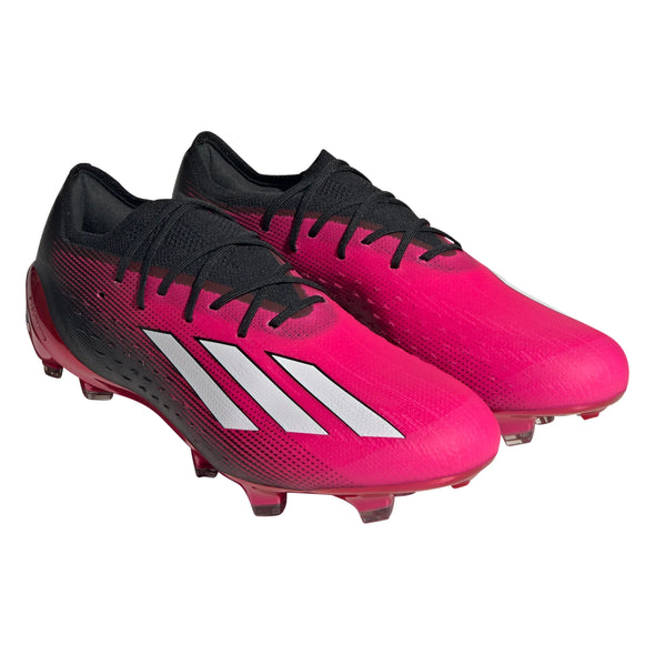 adidas X Speedportal.1 FG Firm Ground Soccer Cleats - Pink/White/Black