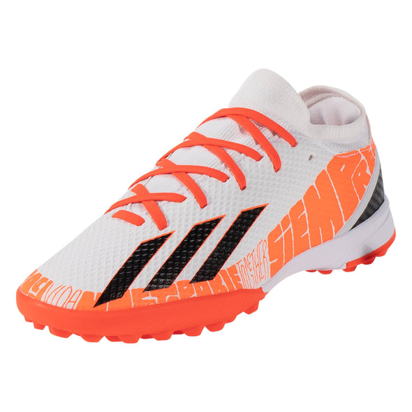 adidas X Speedportal Messi.3 TF Junior Artificial Turf Soccer Shoe - Cloud White/Core Black/Solar Red