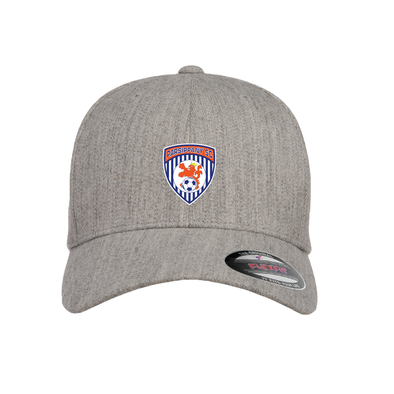 Parsippany SC Travel Flexfit Wool Blend Fitted Cap Heather Grey