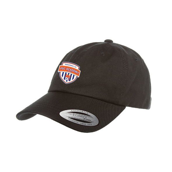 Parsippany SC Academy Yupoong Cotton Twill Dad Cap Black