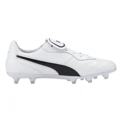 Puma King Top FG Firm Ground Soccer Cleat - White/Black