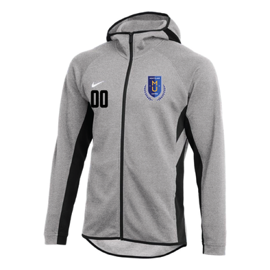 Montclair United Nike Showtime Full-Zip Hoodie Grey