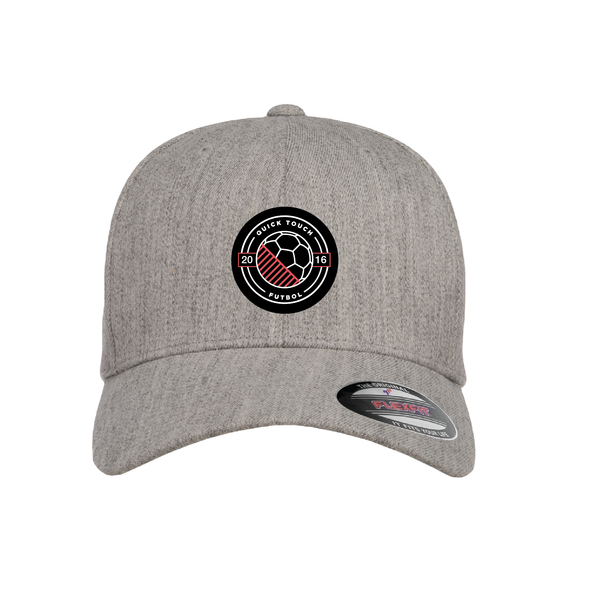 Quick Touch FC Seniors Flexfit Wool Blend Fitted Cap Heather Grey