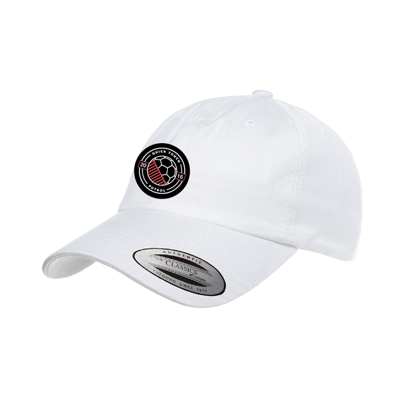 Quick Touch FC Yupoong Cotton Twill Dad Cap White