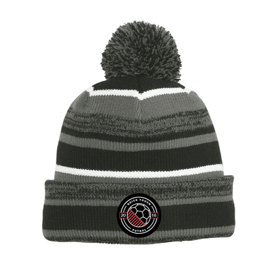 Quick Touch Futbol New Era Sideline Bobble Beanie Black