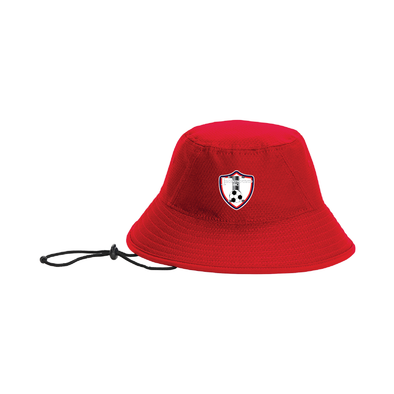 Ironbound FAN New Era Bucket Hat Red