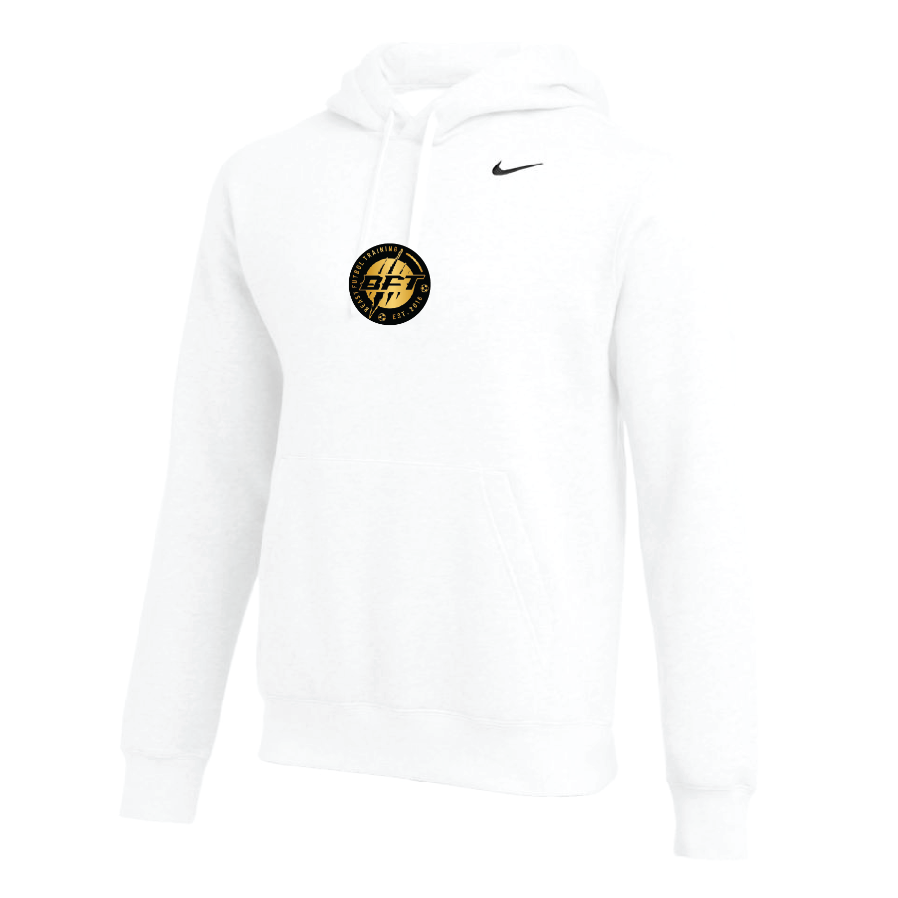 Beast Futbol Training Nike Club Hoodie White Soccer Zone USA