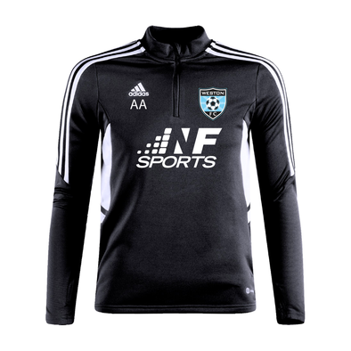 Weston FC Coaches adidas Condivo 22 Training Top Black