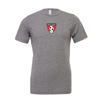 West Essex (Patch) Bella + Canvas Short Sleeve Triblend T-Shirt Grey