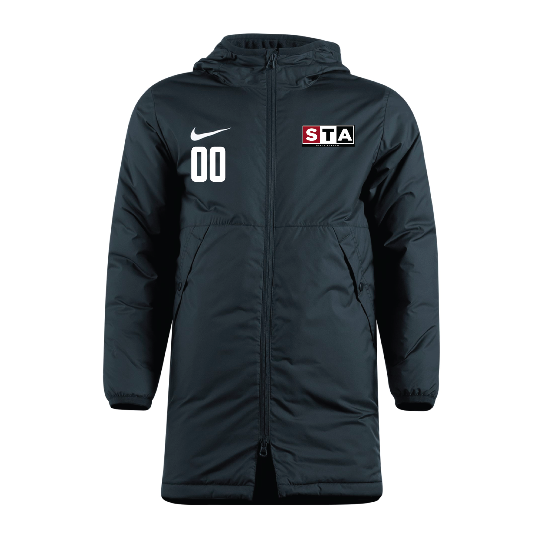 STA Girls Academy Nike Park 20 Winter Jacket Black Soccer Zone USA
