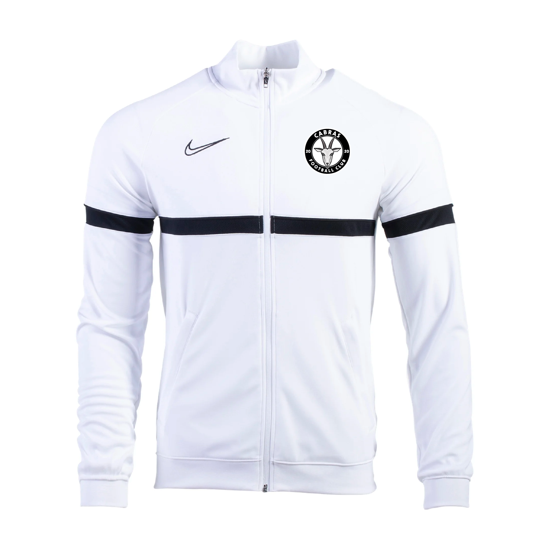 Cabras FC Nike Dry Academy 21 Track Jacket White Soccer Zone USA