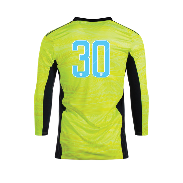 Weston FC Boys Florida Academy League adidas Condivo 21 Goalkeeper Jersey Yellow