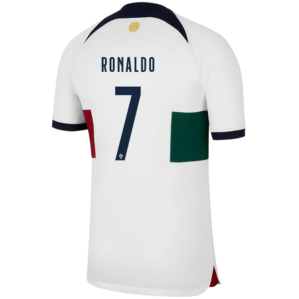 Women's Replica Nike Ronaldo Portugal Home Jersey 2022 DN0766-628
