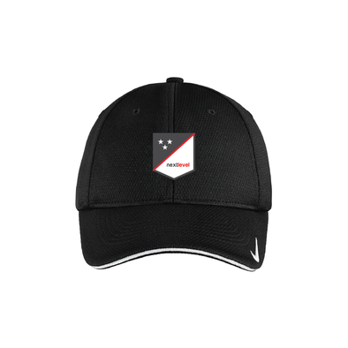 Next Level Nike Dri-FIT Mesh Swoosh Flex Cap Black