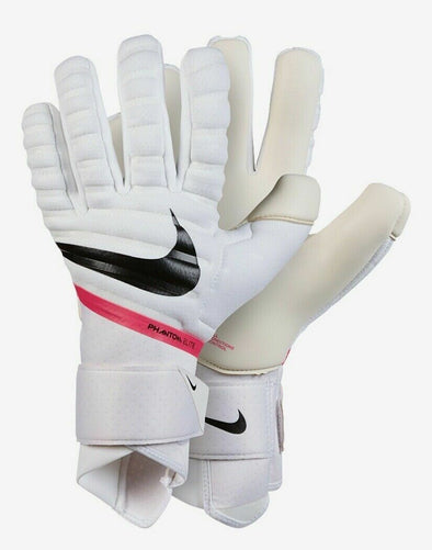 Nike Phantom Elite Goalkeeper Gloves - White/Pink