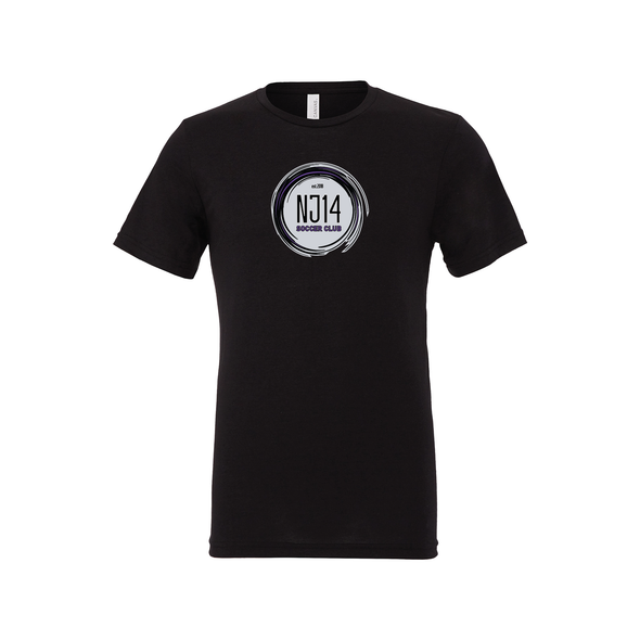 NJ14 Bella + Canvas Short Sleeve Triblend T-Shirt Solid Black