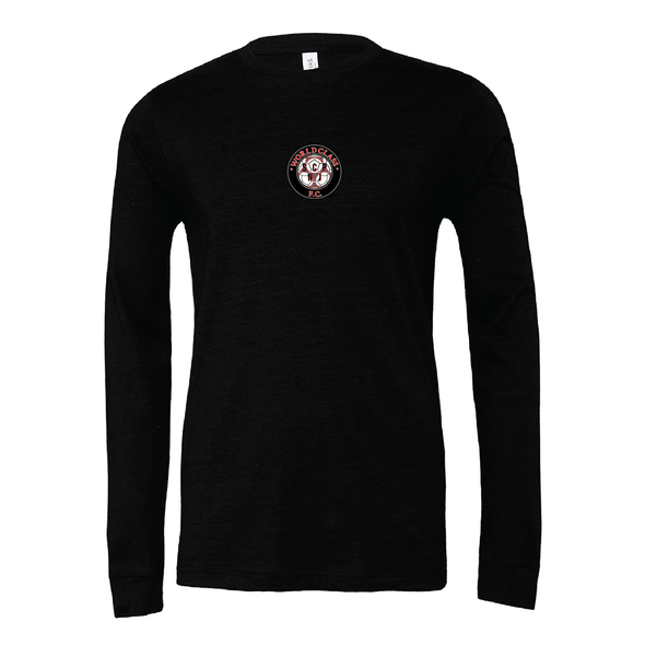 World Class SCP (Patch) Bella + Canvas Long Sleeve Triblend T-Shirt Heather Black