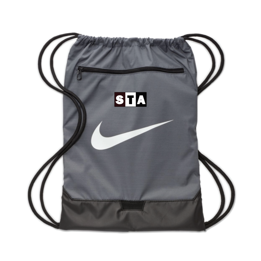 STA Nike Brasilia String Bag Grey Soccer Zone USA