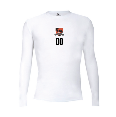 PSA Champro Badger Long Sleeve Compression White