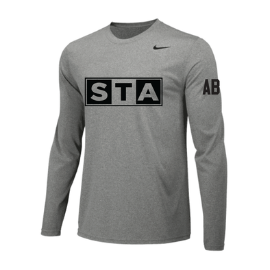 STA Mount Olive Premier (Logo) Nike Legend LS Shirt Grey