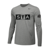 STA Boys ECNL (Logo) Nike Legend LS Shirt Grey
