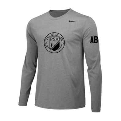 PSA Monmouth (Logo) Nike Legend LS Shirt Grey