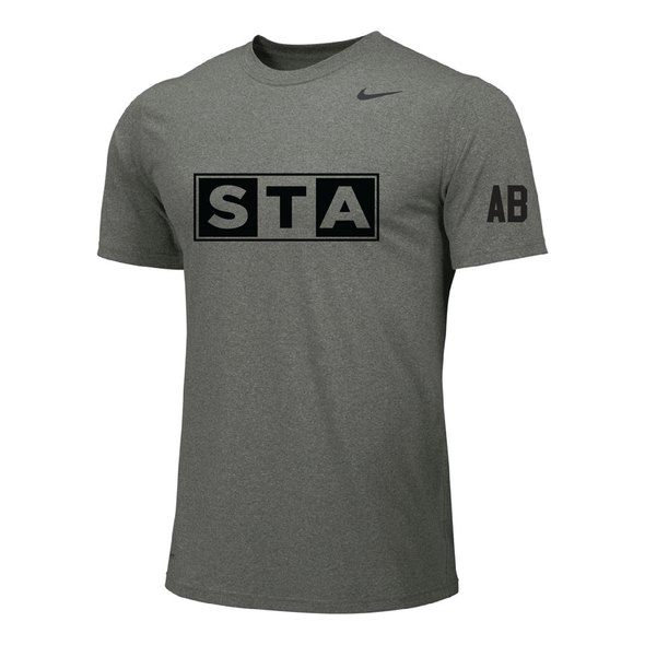 STA Boys ECNL (Logo) Nike Legend SS Shirt Grey