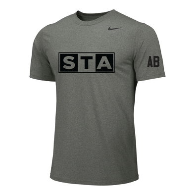 STA Mount Olive Premier (Logo) Nike Legend SS Shirt Grey